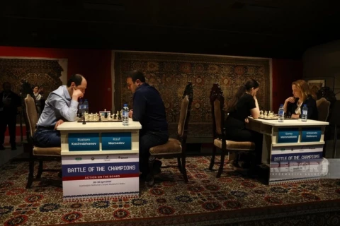 A Bajnokok csatája: Rauf Məmmədov és Günay Məmmədzadə győztek a sakk bajnokságon