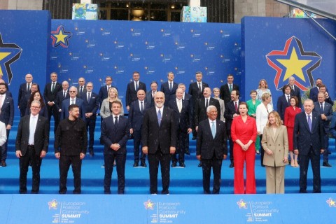 Megnyitották az „Európai Politikai Közösség” 6. csúcstalálkozóját Tiranában, amelyen Ilham Aliyev azeri elnök is részt vett