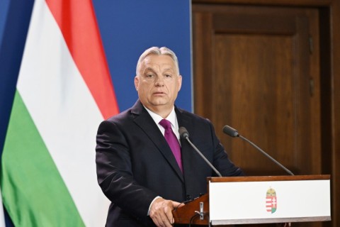 lham Aliyev azeri elnök és Orbán Viktor miniszterelnök közös sajtónyilatkozatot tartottak Budapesten