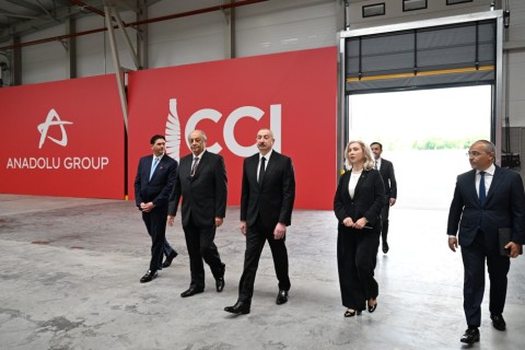 Ilham Aliyev elnök részt vett az „Azerbaijan Coca-Cola Bottlers” új üzemének megnyitóján Ismayilliban