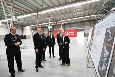 Ilham Aliyev elnök részt vett az „Azerbaijan Coca-Cola Bottlers” új üzemének megnyitóján Ismayilliban