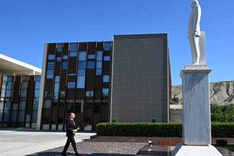 Ilham Aliyev azeri elnök részt vett a „November 8. Erőmű" ünnepélyes megnyitóján