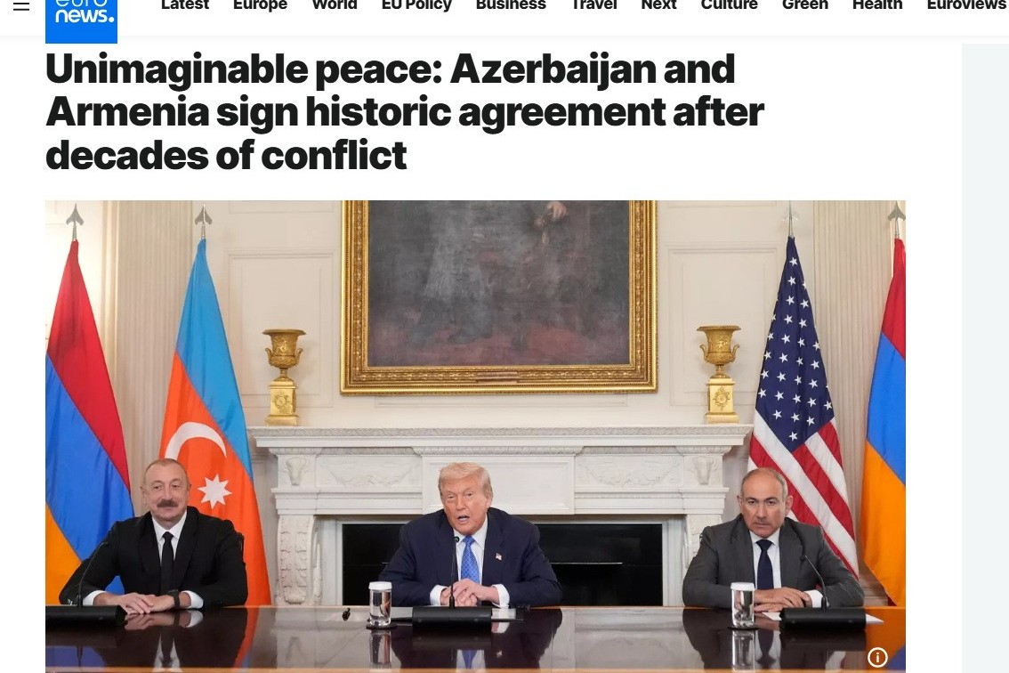 Washingtonban történelmi békemegállapodást írt alá Azerbajdzsán és Örményország