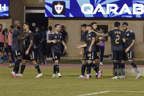 Bajnokok Ligája: A Qarabağ fölényes győzelemmel jutott a rájátszásba a Shkëndija ellen