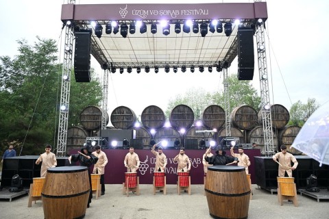 Szőlő- és Borfesztivál nyílt Azerbajdzsán Samahijában – FOTÓ