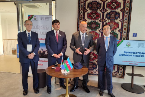 Fuad Muradov találkozott a japániai azerbajdzsáni közösséggel – FOTÓ
