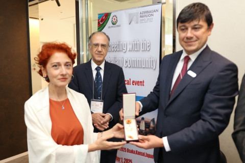 Fuad Muradov találkozott a japániai azerbajdzsáni közösséggel – FOTÓ