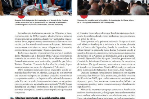 Egy tekintélyes mexikói kiadvány beszámolt a Diaszpórával Foglalkozó Állami Bizottság nemzetközi tevékenységéről - FOTÓK