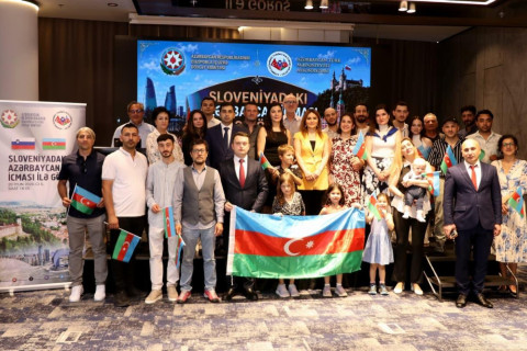 Az azerbajdzsáni diaszpóra Szlovéniában új együttműködési irányokat vitatott meg - FOTÓK