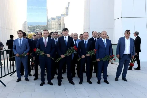 Az Azerbajdzsáni Diaszpóráért Felelős Állami Bizottság képviselői ellátogattak a Győzelem Parkba