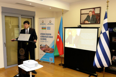 Fuad Muradov találkozott a görögországi azerbajdzsáni közösséggel